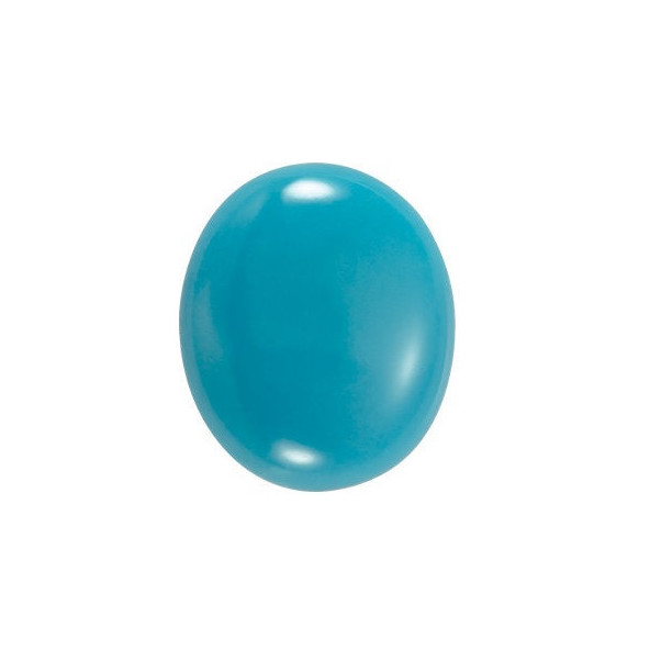Tyrkys ovál 14 x 10 mm 5,37ct Kabošon TYOKSTY-14