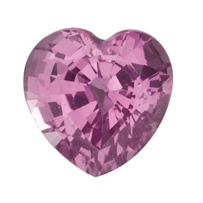 Zafír ružový srdce 6 x 6 mm 1ct Fazetovaný ZFHFAARO-6