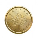 Investičná zlatá minca 1/10 oz  Maple leaf 5 dolars