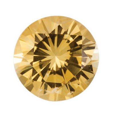 Zafír žltý okrúhly 4 mm 0,3ct Precision diamantový ZFRNAAYL-4
