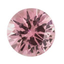 Zafír ružový okrúhly 4 mm, A, Precision diamantový