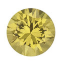Zafír žltý okrúhly 5 mm, A, Diamantový