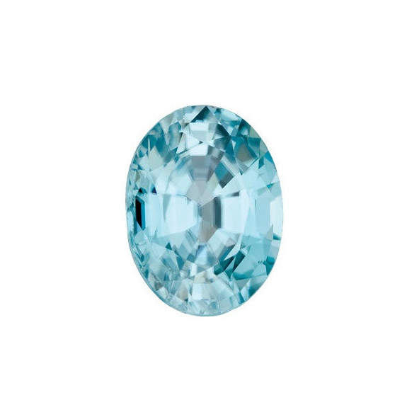 Zirkon blue ovál 7 x 5 mm 1,28ct Fazetovaný ZCOFAAAQ-7