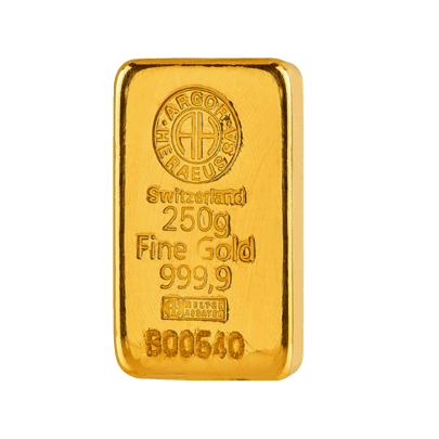 70010 Investičná zlatá tehla  250 g Argor Heraeus  (1) 2