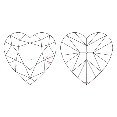 Prírodný farebný diamant s GIA certifikatom srdce fancy dark tmavo hnedo-žltý 1.59 ct SI2 2828800342_Y9 2