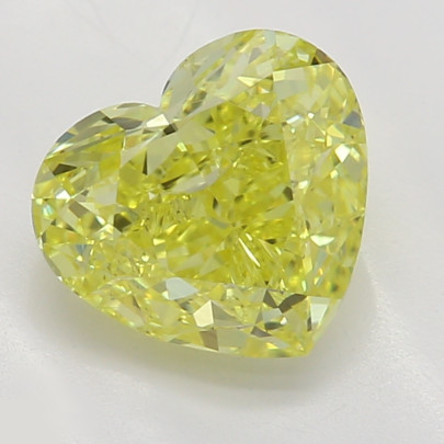 Prírodný farebný diamant s GIA certifikatom srdce fancy intense žltý 1.03 ct SI1 1829090381_Y6