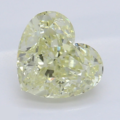 Prírodný farebný diamant s GIA certifikatom srdce fancy light žltý 0.72 ct VS2 2860140022_Y4