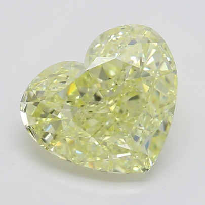 Prírodný farebný diamant s GIA certifikatom srdce fancy žltý 0.80 ct SI1 8828600418_Y5