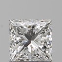 Prírodný diamant princess, SI2, H, 1,01ct, GIA