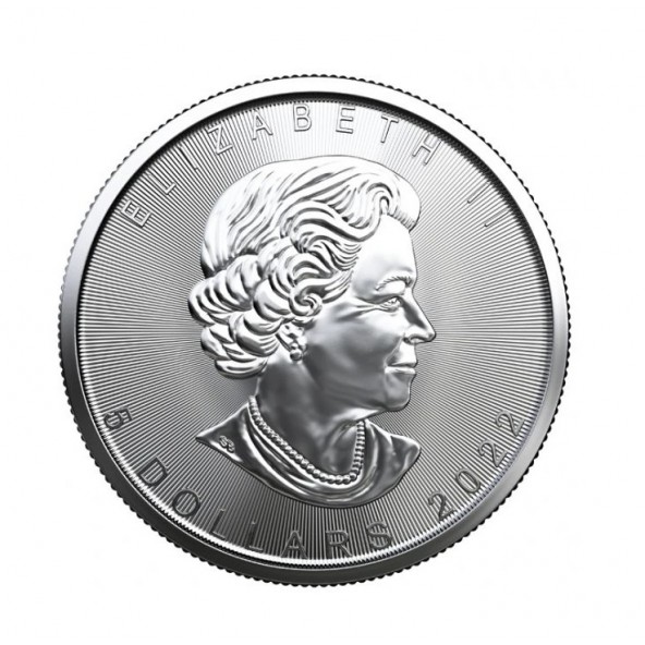 Investičná strieborná minca 1 oz  Maple leaf 5 dollars 04202201-22 (2)