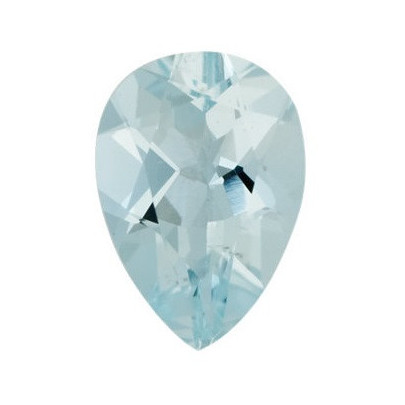 Akvamarín slza 7 x 5 mm 0,66ct Fazetovaný AKXFBAZ-7