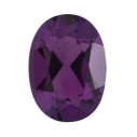 Ametyst ovál 14 x 12 mm, AA, Fazetovaný