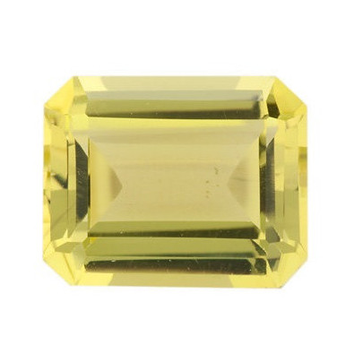 Quartz lemon emerald 14 x 12 mm 9,65ct Fazetovaný KREFAAYL-14-2