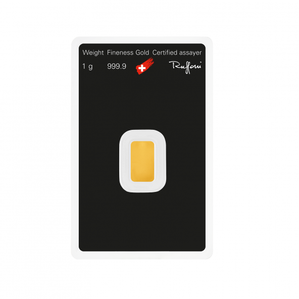 Investičná zlatá tehla 1 g razená Argor Heraeus 70001 (3)