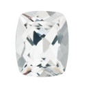 Topás biely antický cushion 8 x 6 mm, Fine, Fazetovaný