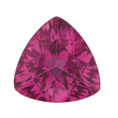 Turmalín ružový trillion 4,5 x 4,5 mm 0,3ct Fazetovaný TUTFAARO-4,5