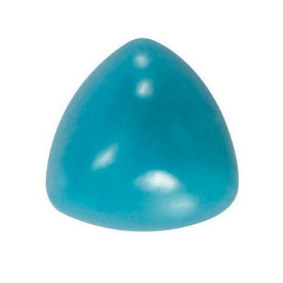 Tyrkys trillion 6 x 6 mm 0,7ct Kabošon TYTKSTY-6