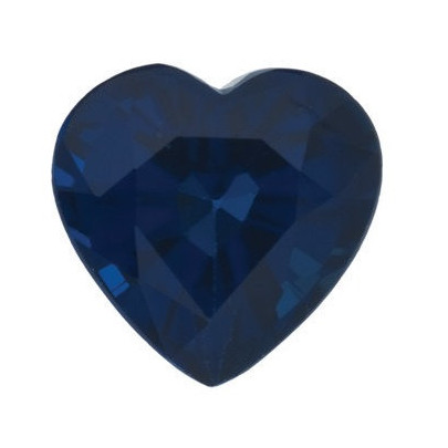 Zafír modrý srdce 5 x 5 mm 0,65ct Fazetovaný ZFHFAASP-5