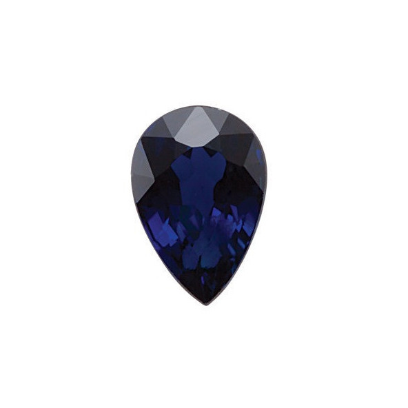 Zafír modrý slza 6 x 4 mm 0,6ct Fazetovaný ZFXFBSP-6