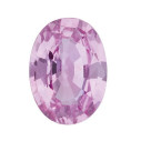Zafír ružový ovál 6 x 4 mm, A, Fazetovaný