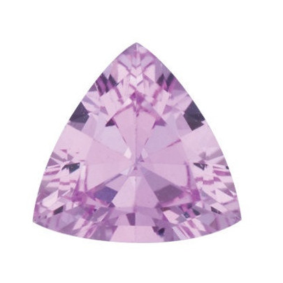 Zafír ružový trillion 5 x 5 mm 0,6ct Fazetovaný ZFTFARO-5