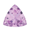 Zafír ružový trillion 6 x 6 mm, A, Fazetovaný