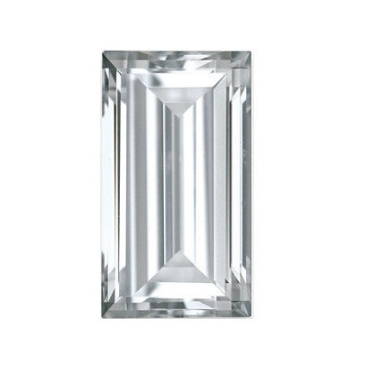 Zafír Biely rovná bageta 4 x 2 mm 0,18ct Fazetovaný ZFBFAAC-4