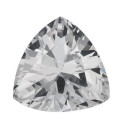 Zafír Biely trillion 6 x 6 mm, AA, Fazetovaný