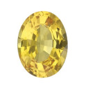 Zafír žltý ovál 8 x 6 mm, A, Fazetovaný
