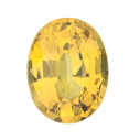 Zafír žltý ovál 8 x 6 mm, AA, Fazetovaný