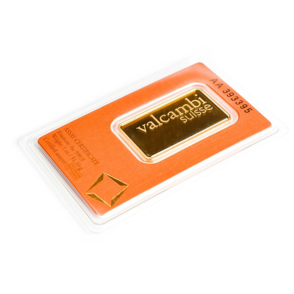 70027 Investičná zlatá tehla  31,1 g Valcambi (3)