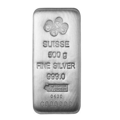 Investičná strieborná tehla 500 g liata Pamp AG02RI012Q999