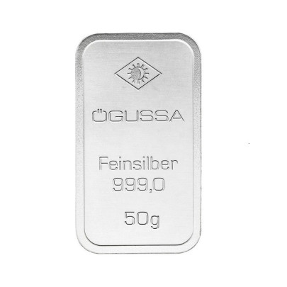 Investičná zlatá tehla 50 g razená Ögussa 2000BPV0050OG