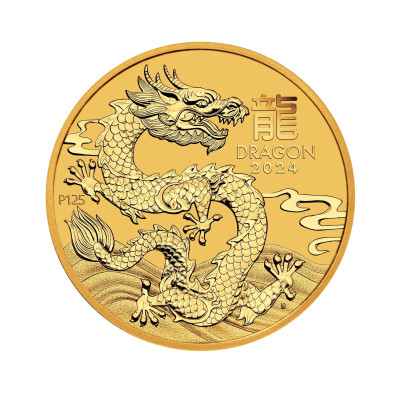 Investičná zlatá minca 14 oz 25 AUD Dragon 2024 02102413