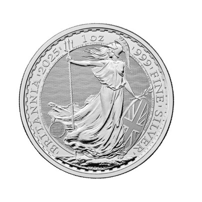 Investičná strieborná minca 1 oz Britannia 2 pounds 08202501