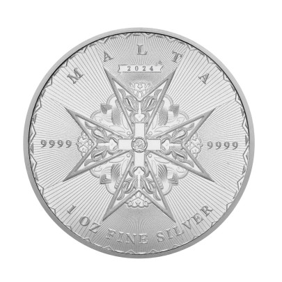 Investičná strieborná minca 1 oz 5 Eur Maltese Cross 74202431