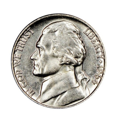 Strieborná minca 1,75 g Five cent T.Jefferson AG000008