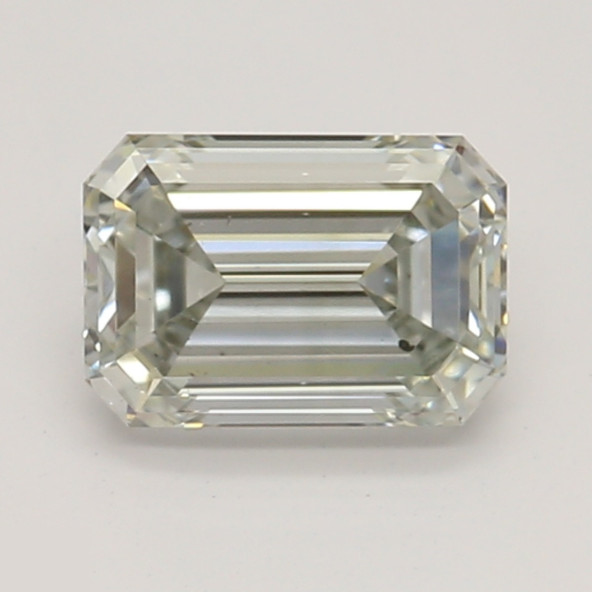 Prírodný farebný diamant s GIA certifikatom emerald fancy light sivý 0.52 ct SI1 8830490048_S4