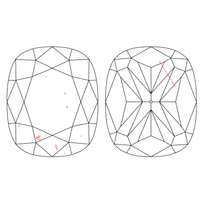 Prírodný farebný diamant s GIA certifikatom cushion fancy dark tmavo žltkasto hnedý 3.72 ct SI2 9841740069_T9 2