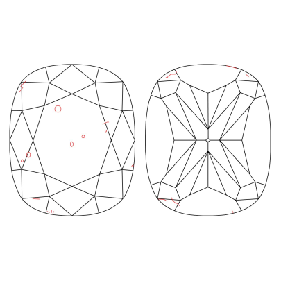 Prírodný farebný diamant s GIA certifikatom cushion fancy hnedožltý 2.01 ct SI1 1826250771_Y5 2