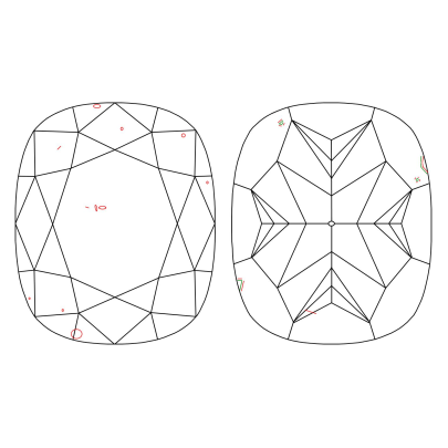 Prírodný farebný diamant s GIA certifikatom cushion fancy hnedo-zeleno žltý 2.50 ct SI2 4828150644_Y5 2