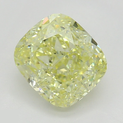 Prírodný farebný diamant s GIA certifikatom cushion fancy žltý 0.81 ct VVS2 3829600293_Y5