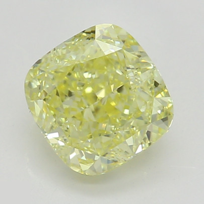 Prírodný farebný diamant s GIA certifikatom cushion fancy intense žltý 0.83 ct VVS2 3829600223_Y6