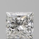 Prírodný diamant princess, SI2, H, 1,02ct, GIA