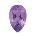 Ametyst slza 16 x 12 mm, A, Fazetovaný