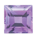 Ametyst štvorec 3,5 x 3,5 mm, A, Step-cut