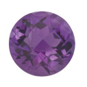 Ametyst okrúhly 8 mm, AA, Checkerboard cut