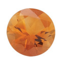 Citrín okrúhly 6,5 mm, AAA, Fazetovaný