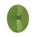 Nefrit ovál 5 x 3 mm, Standard, Kabošon