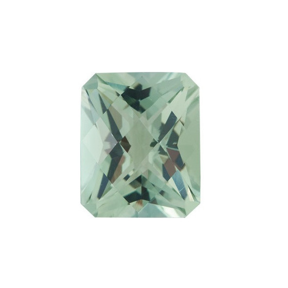 Quartz zelený emerald 11 x 9 mm Checkerboard cut KRECAGR-11